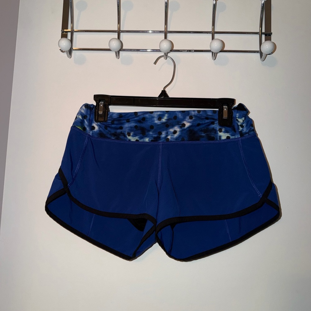 Lululemon Athletica Navy and Black Trim Shorts
